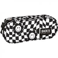 Opakowanie Piórnik owalny Backup kratka Happy Face PB6A14