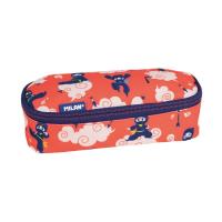 Opakowanie Piórnik owalny Milan NINJUTSU czerwony