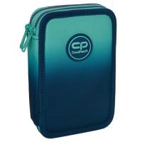 Opakowanie Piórnik podwójny z wyposażeniem Coolpack Jumper 2 Gradient Blue Lagoon
