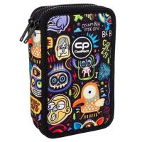 Opakowanie Piórnik podwójny z wyposażeniem Coolpack Jumper 2 Scary Stickers