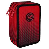 Opakowanie Piórnik potrójny z wyposażeniem Coolpack Jumper 3 Gradient Cranberry