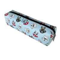 Opakowanie Piórnik prostokąt kostka Buldogi blue