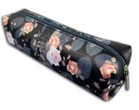 Piórnik prostokąt róże w czerni. Wydawca: Bee-bee. SmakLiter.pl Opakowanie Piórnik prostokąt róże w czerni