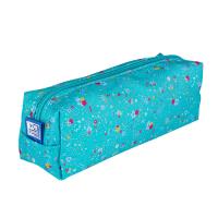 Opakowanie Piórnik saszetka duża Floral turkusowy OXFORD