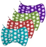 Opakowanie Piórnik-saszetka MEMORIS Pretty Bow kokardka na suwak i rzep mix kolorów