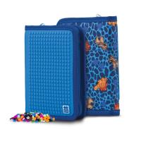 Opakowanie Piórnik szkolny na suwak z niebieskim panelem