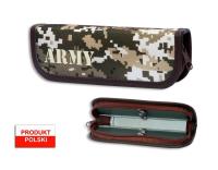 Piórnik szkolny WAR-1221 twardy mały moro brązowa. Wydawca: Warta. SmakLiter.pl Opakowanie Piórnik szkolny WAR-1221 twardy mały moro brązowa