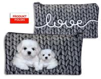 Opakowanie Piórnik szkolny WAR-1259 saszetka płaski czarny