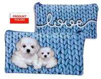 Opakowanie Piórnik szkolny WAR-1260 saszetka płaski niebieski