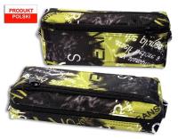 Opakowanie Piórnik szkolny WAR-1265 czarno zielony WARTA