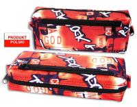 Opakowanie Piórnik szkolny WAR-1269 pomarańczowo fioletowy