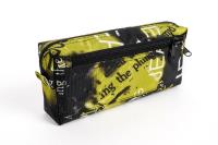 Opakowanie Piórnik z 2 zamkami błyskawicznymi Jeans zielony