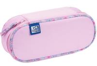 Piórnik z klapką Flowers różowy OXFORD. Wydawca: Oxford. SmakLiter.pl Opakowanie Piórnik z klapką Flowers różowy OXFORD