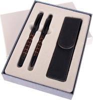 Opakowanie Pióro + długopis Dorian w etui ES pomarańczowy