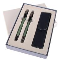 Opakowanie Pióro + długopis Master Gun w etui ES zielony