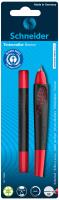 Opakowanie Pióro kulkowe Schneider Breeze 1 szt. czarno-czerwony blister