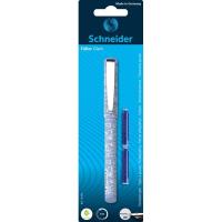 Opakowanie Pióro wieczne Schneider Glam + 2 cartridge mix blister