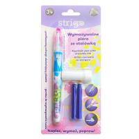Opakowanie Pióro wymazywalne ze stalówką różowe STRIGO