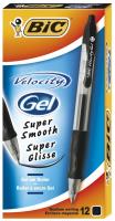Opakowanie Pióro żelowe Velocity Gel - czarny (12 szt.) BIC