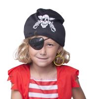 Opakowanie Piracka przepaska na oko i kolczyk