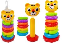 Piramidka dla niemowlaka obręcze. Wydawca: Leantoys. SmakLiter.pl Opakowanie Piramidka dla niemowlaka obręcze