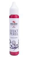 Pisak z efektem perłowym czerwony 30ml. Wydawca: Koh-I-Noor. SmakLiter.pl Opakowanie Pisak z efektem perłowym czerwony 30ml