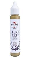 Pisak z efektem perłowym złoty antyczny 30ml. Wydawca: Koh-I-Noor. SmakLiter.pl Opakowanie Pisak z efektem perłowym złoty antyczny 30ml