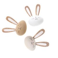 Opakowanie Pisanki  zajączki 9 cm neutralny 3szt.