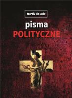 Pisma polityczne. Autor: MARKIZ DE SADE. SmakLiter.pl Okładka książki Pisma polityczne