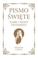 Okładka książki Pismo Święte ST i NT białe