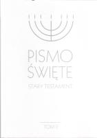 Pismo Święte Stary Testament  T.2. Autor: Eliza Piotrowska. SmakLiter.pl Okładka książki Pismo Święte Stary Testament  T.2
