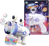 Pistolet kosmiczny na bańki na baterie. Wydawca: Trifox. SmakLiter.pl Opakowanie Pistolet kosmiczny na bańki na baterie