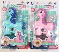 Pistolet na bańki Konik MIX. Wydawca: Pegaz Toys. SmakLiter.pl Opakowanie Pistolet na bańki Konik MIX