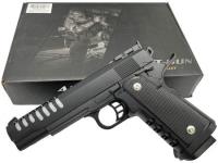 Pistolet V30 półmetalowy 22cm. Wydawca: Cabo-Toys. SmakLiter.pl Opakowanie Pistolet V30 półmetalowy 22cm