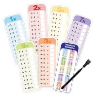 Okładka książki Pisz i zmazuj - Tabliczka mnożenia 11 kart + pisak