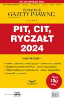 Pit, Cit, Ryczałt 2024 Podatki-Przewodnik... Autor:   Praca zbiorowa. SmakLiter.pl Okładka książki Pit, Cit, Ryczałt 2024 Podatki-Przewodnik..