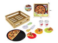 Opakowanie Pizza do krojenia z talerzykami w skrzyneczce