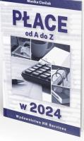 Okładka książki Płace od A do Z w.2024
