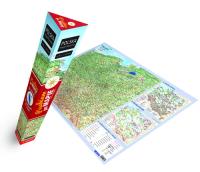 Plakat Mapa fizyczna Polski. Autor: Opracowanie zbiorowe. SmakLiter.pl Okładka książki Plakat Mapa fizyczna Polski