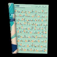 Opakowanie Plakat ze zdrapką dla małżeństw #100 miłosnych pozycji kamasutra