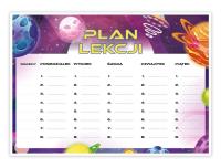 Opakowanie Plan lekcji A4 kosmiczny 2 10szt