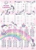 Opakowanie Plan lekcji z tabliczką mnożenia A4 Unicorn