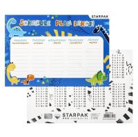 Opakowanie Plan lekcji z tabliczką mnożenia Dino (25szt)