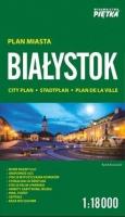 Plan miasta. Białystok 1:18000. Autor:   Praca zbiorowa. SmakLiter.pl Okładka książki Plan miasta. Białystok 1:18000