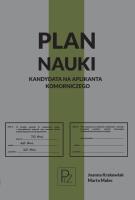 Plan nauki kandydata na aplikanta komorniczego. Autor: Krakowiak Joanna, Malec Marta. SmakLiter.pl Okładka książki Plan nauki kandydata na aplikanta komorniczego