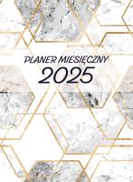 Planer 2025 miesięczny duży 2 geometryczny. Wydawca: AWM kalendarze. SmakLiter.pl Opakowanie Planer 2025 miesięczny duży 2 geometryczny