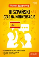 Planer językowy. Hiszpański. Czas na konwersacje. Autor: Joanna Ostrowska. SmakLiter.pl Okładka książki Planer językowy. Hiszpański. Czas na konwersacje