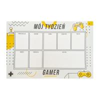 Opakowanie Planer magnetyczny gamer yellow