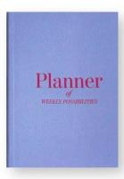 Planer tygodniowy niebieski. Wydawca: Printworks. SmakLiter.pl Opakowanie Planer tygodniowy niebieski