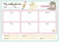 Opakowanie Planner A4 tygodniowy Pusheen BPSA40023
